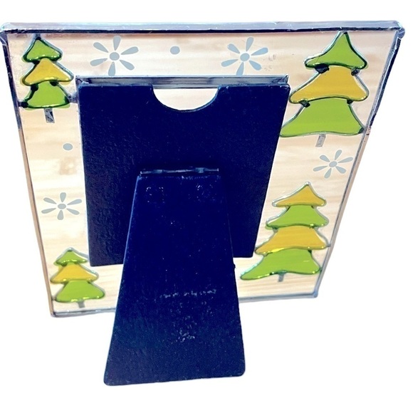 Set Of 2 Stained Glass Look, Picture Frames, Excellent Condition,Christmas Motif - Picture 4 of 7